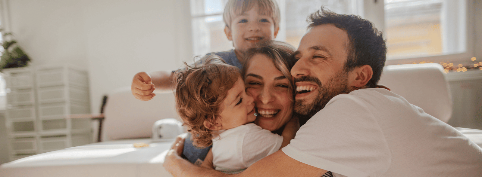 Une famille remplie de gratitude
