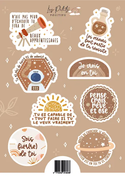 ÉtoileBoost - Stickers autocollant LES PETITS POSITIFS