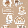 StellarBrave - Stickers autocollant LES PETITS POSITIFS