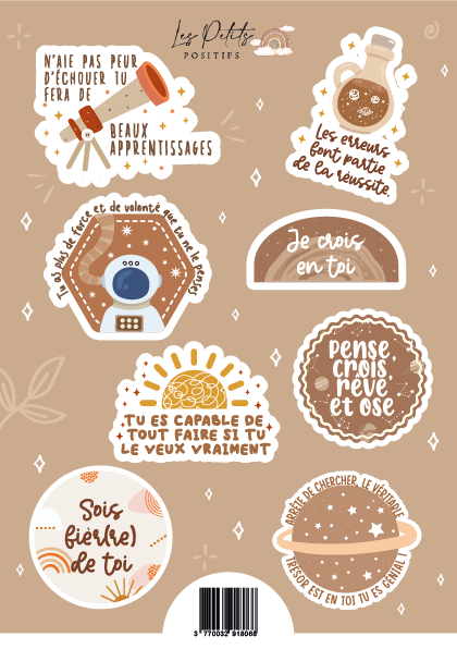 ÉtoileBoost - Stickers autocolant